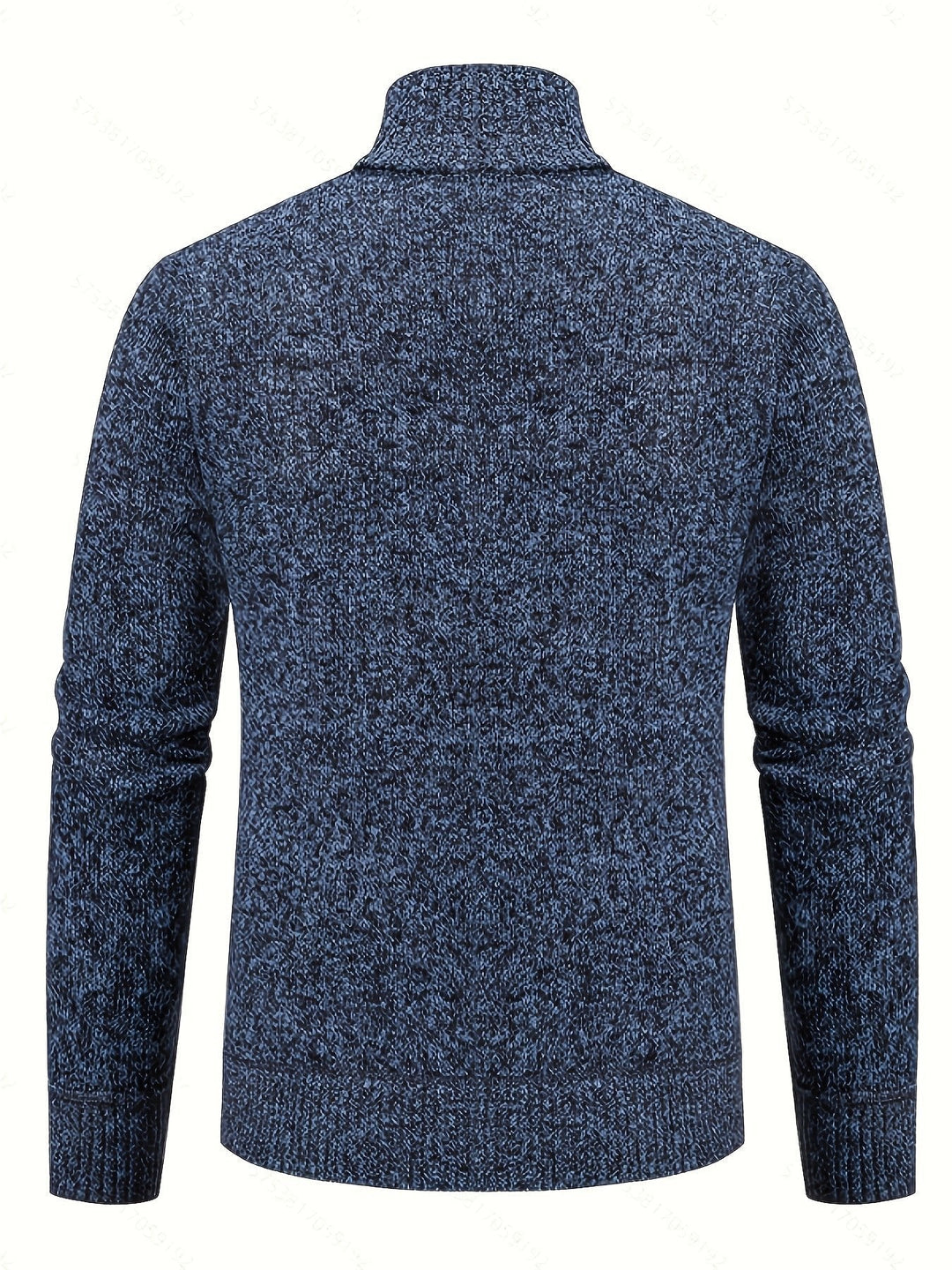 Walter | Full-Zip Cardigan – Textured Design for Men