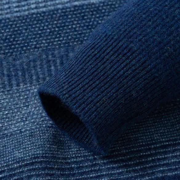 Huxley | Wol Gebreide Trui – Subtiel Gradient Design voor Mannen
