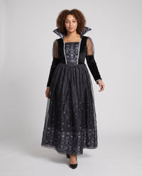 Amelia | Bequemes und geheimnisvolles gotisches Halloween-Kleid