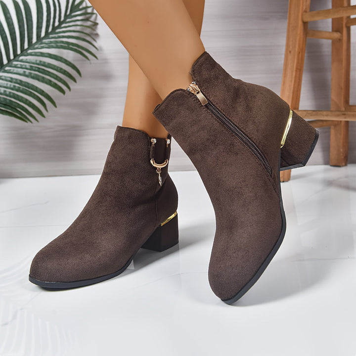 Hazel | Sophisticated and Stylish Suede Chelsea Ankle Boots