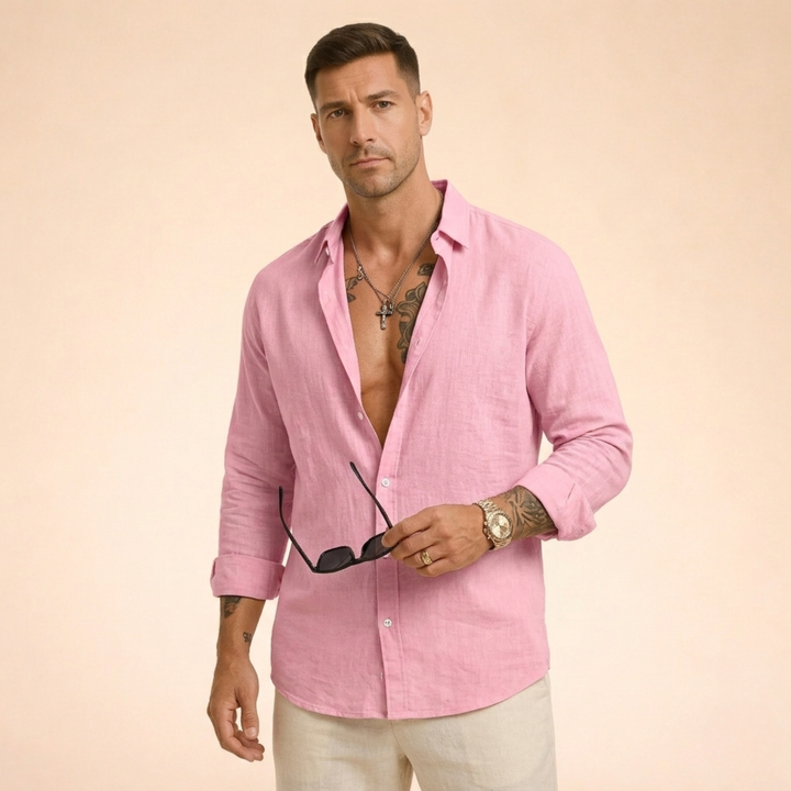 Adrian| Camicia estiva in cotone elegante e traspirante