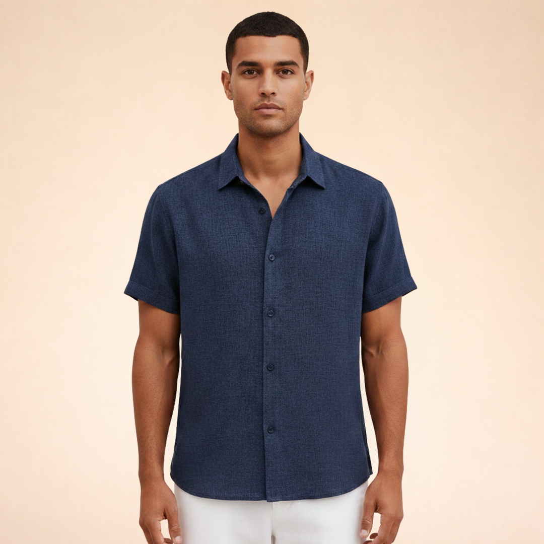 Cavello | Camicia estiva moderna da uomo in lino