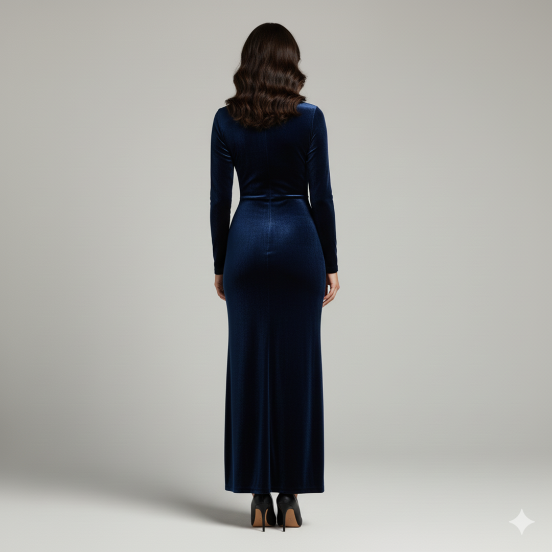 Elise | Women’s Long Sleeve Elegant Maxi Dress