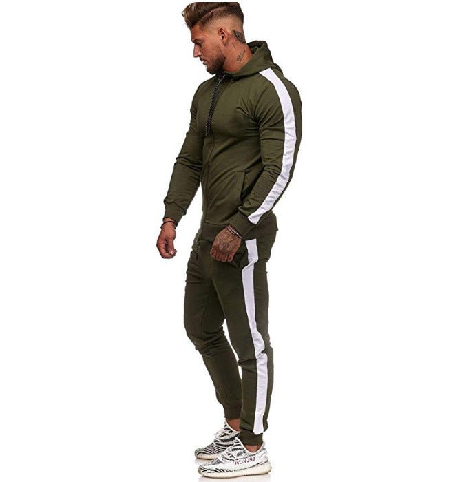 Drune | Sports Tracksuit – Modern Color Block Design for Men