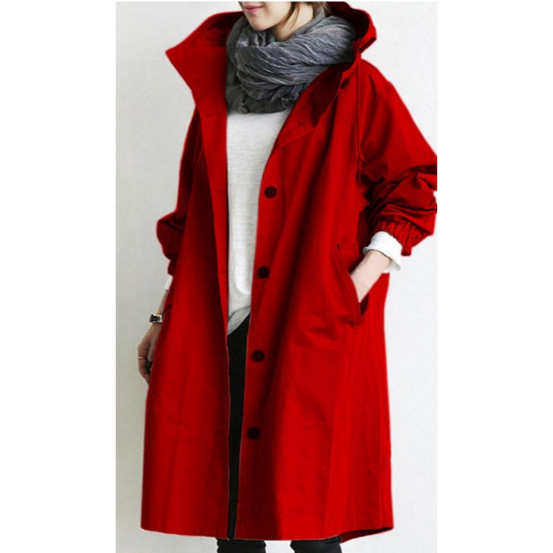 Victoria | Comfortable And Protective Hooded Trench Coat