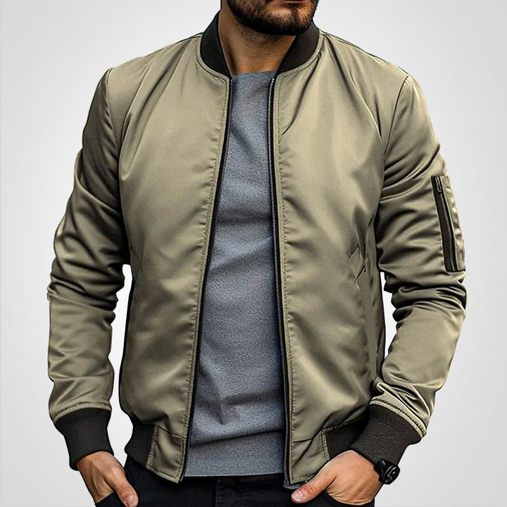 Kevin | Modern and Classic Ribbed Bomber Jacket