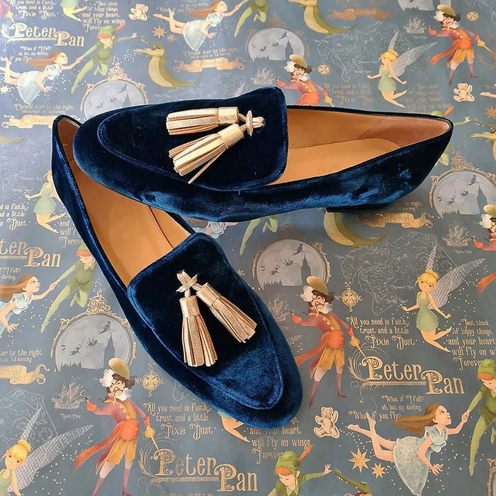 Ava | Elegante Loafer mit spitzer Zehenpartie und Quasten
