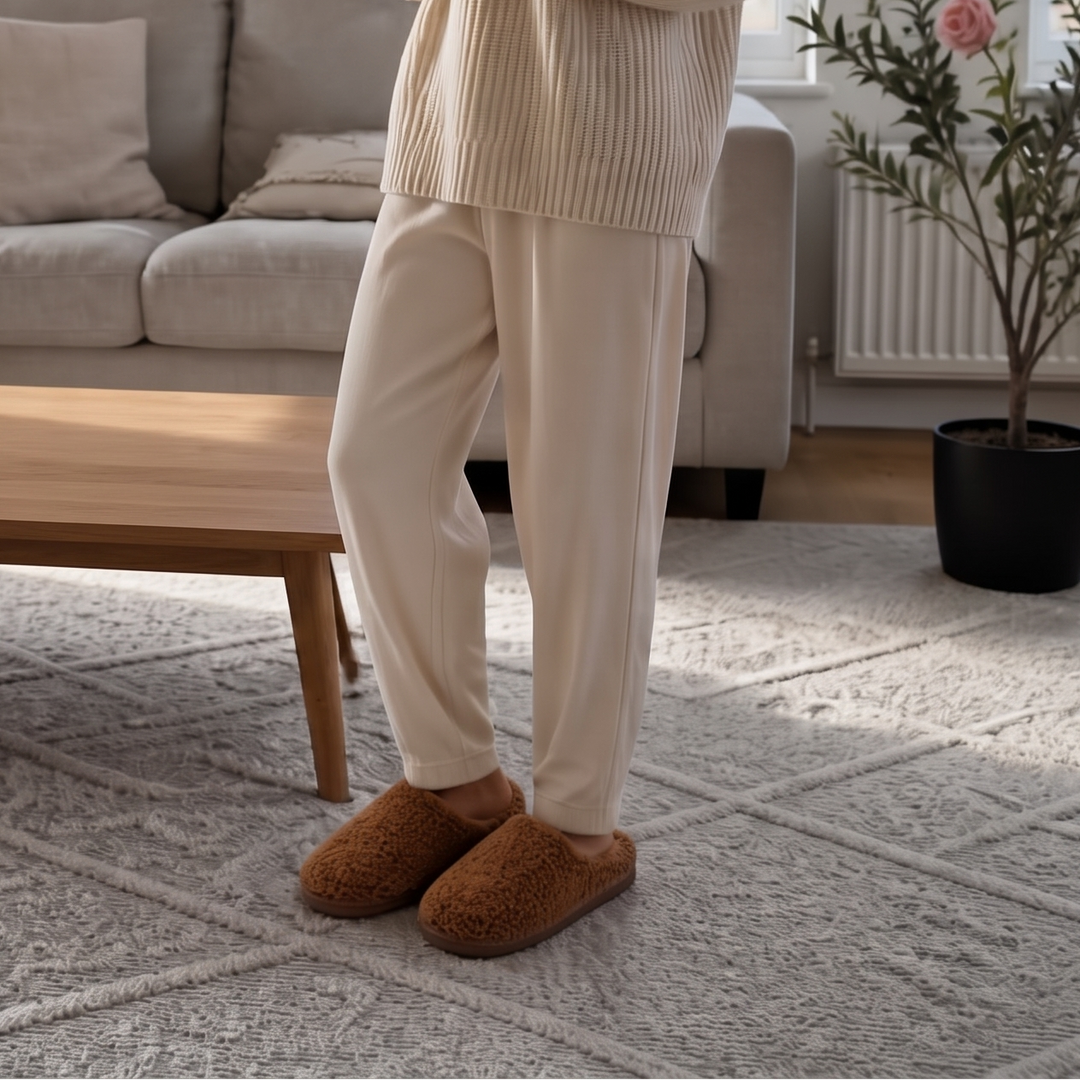 Toastia | Plush Indoor-Outdoor Non-Slip Slippers for Women