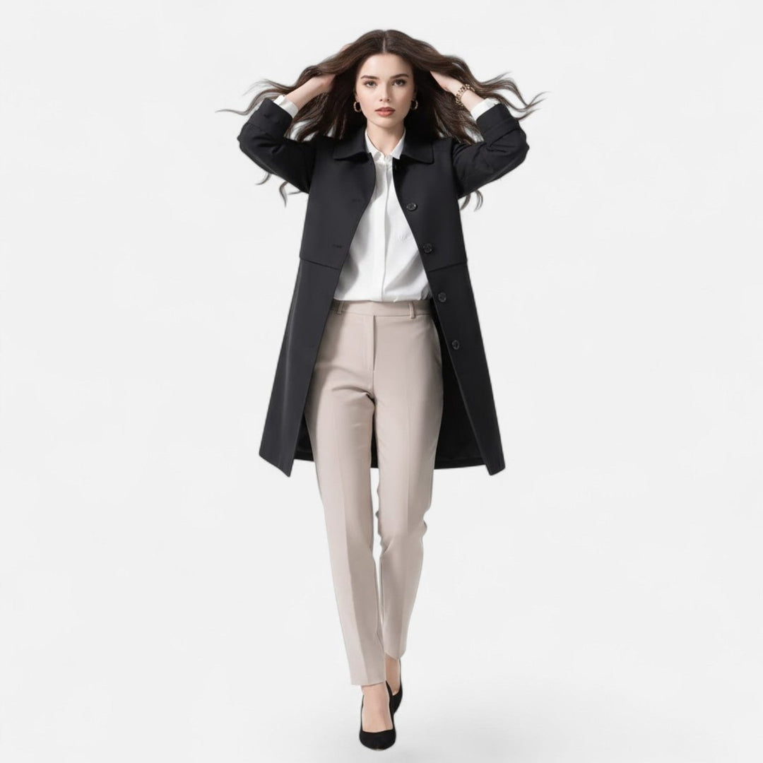 Sophie | Comfortable And Modern Midi Trench Coat