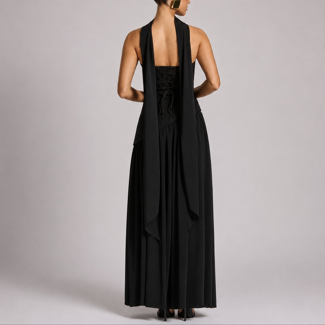 Sara | Elegant And Stylish Fall Wedding Maxi Dress