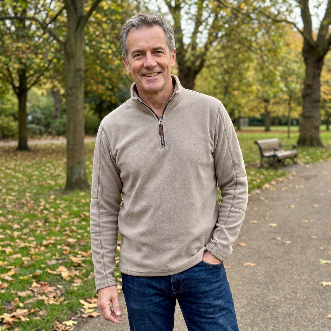 Hollingworth | Quarter Zip Fleece for Men – Warm Everyday Layer