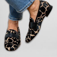Mila | Auffällige und elegante Loafer mit Leopardenmuster