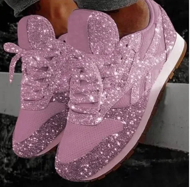 Cassie | Glitter Sneakers for Stylish Casual Wear