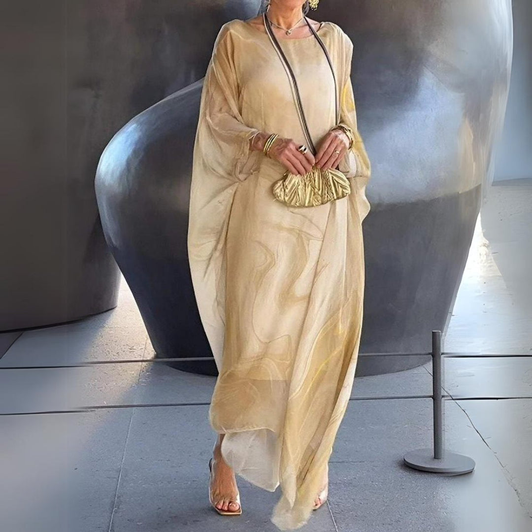 Sofia | Comfortable and Flowing Long Sleeved Maxi Dress