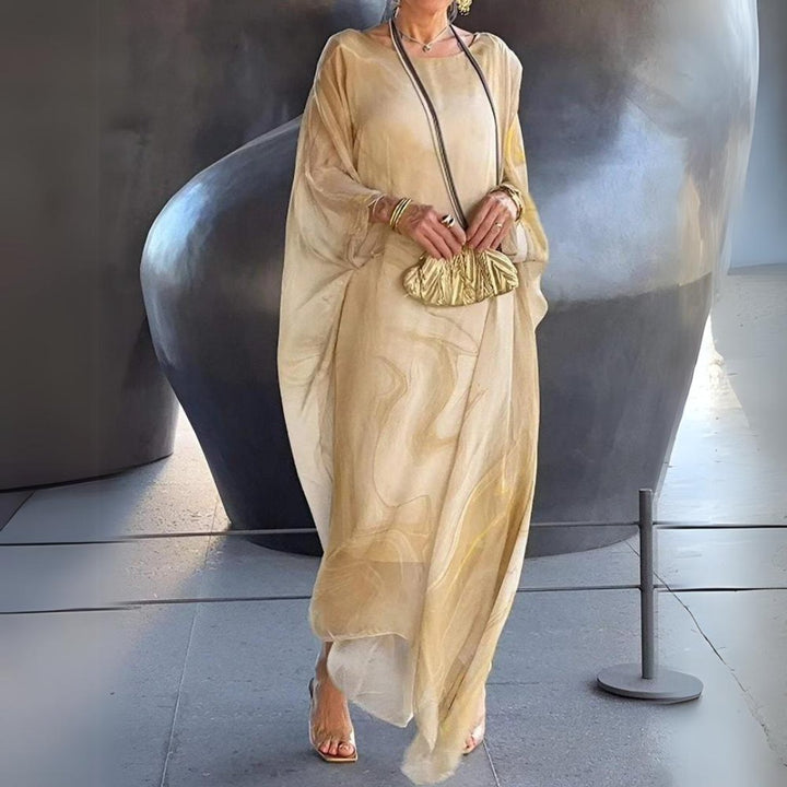 Sofia | Comfortable and Flowing Long Sleeved Maxi Dress