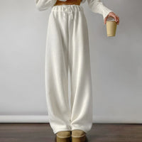 Harper | Elegant and Comfortable Wide-Leg Fleece Pants