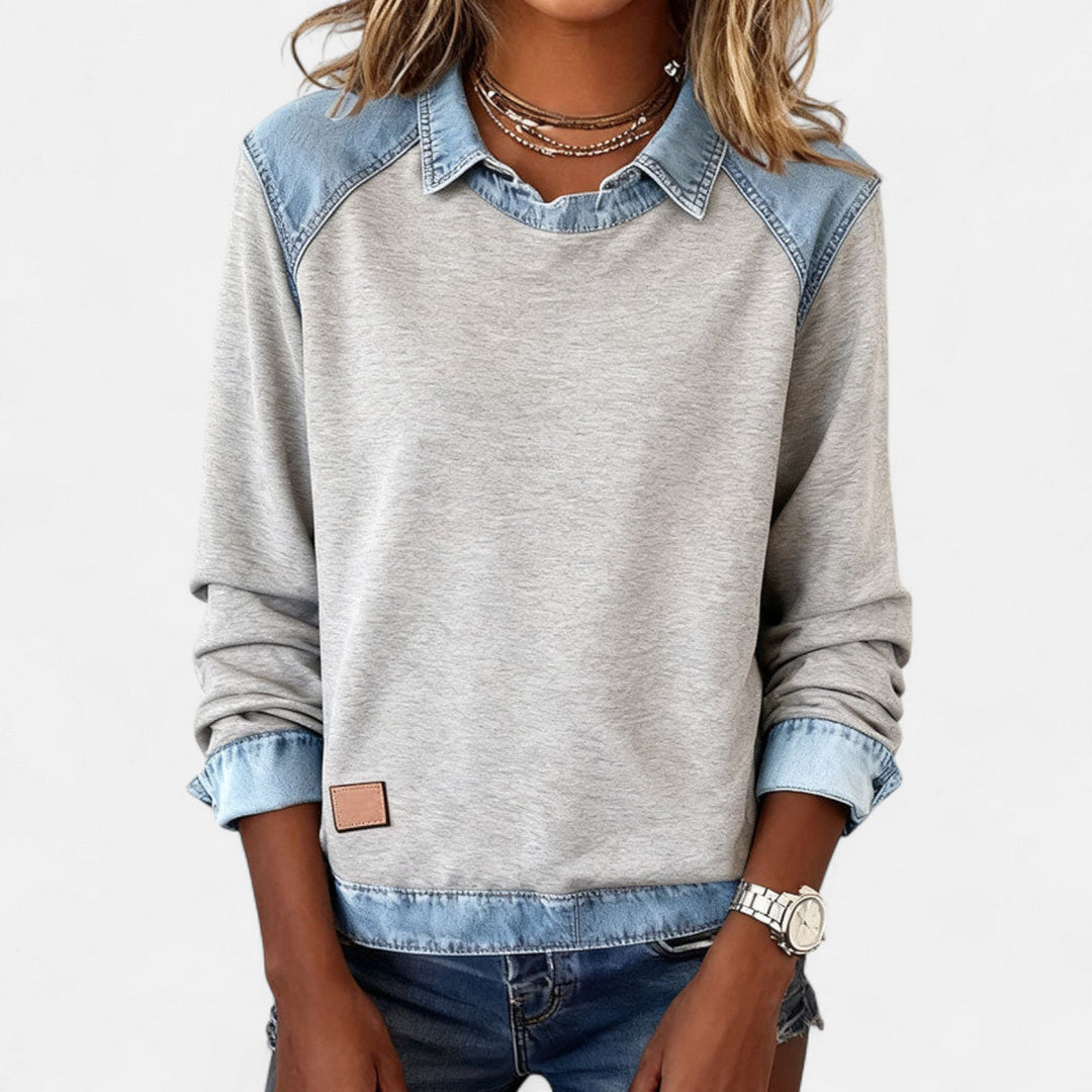 Luna | Modern And Comfortable Long-Sleeve Knit Sweatshirt