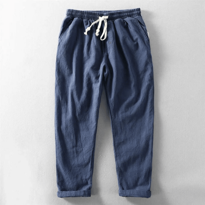 Aaron | Casual Linen Trousers 1