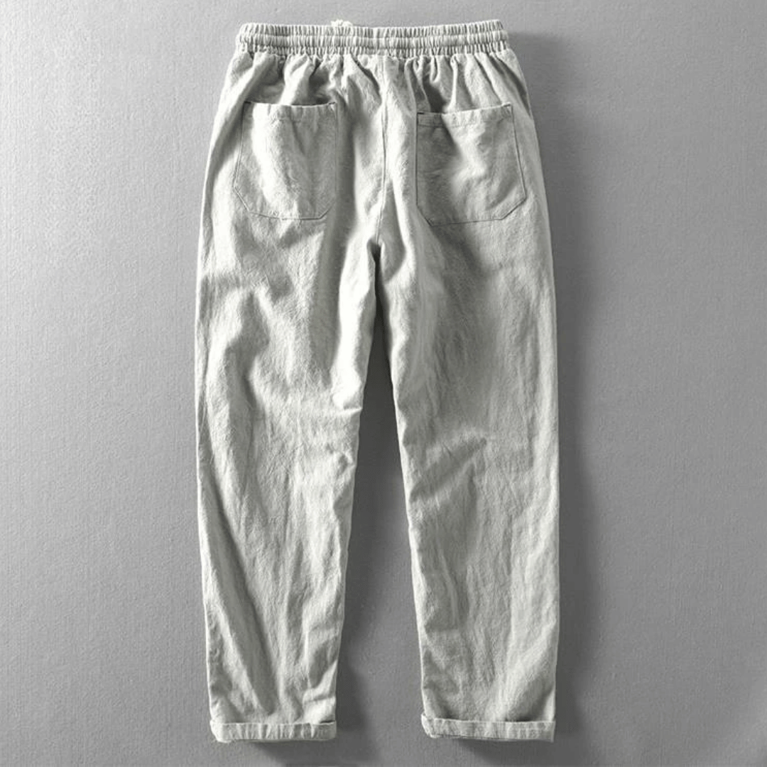 Aaron | Casual Linen Trousers 2