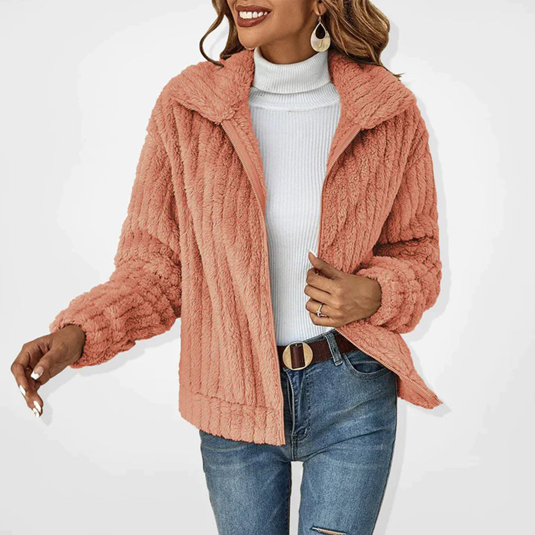 Abigail | Elegant Long Fleece Sweater 0
