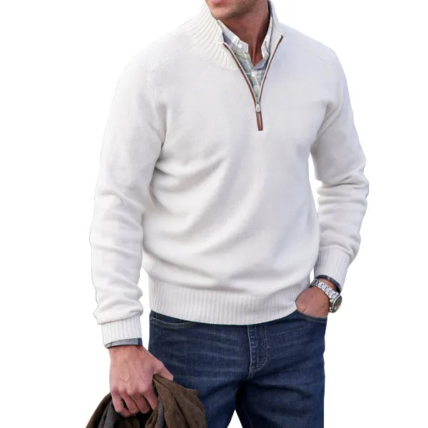 Adrian | Men zip-up sweater 0