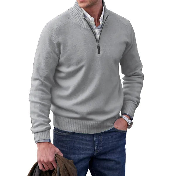 Adrian | Men zip-up sweater 1