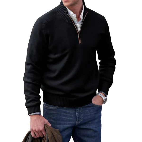 Adrian | Men zip-up sweater 2