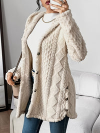 Emily | Comfortable and Warm Plush Hooded Cardigan