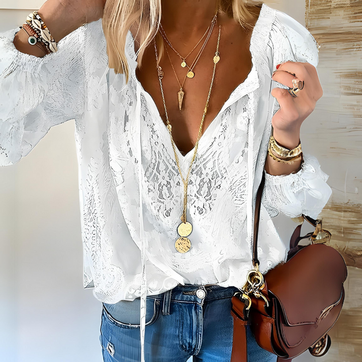 Alannah | Long Sleeve Summer Top 1