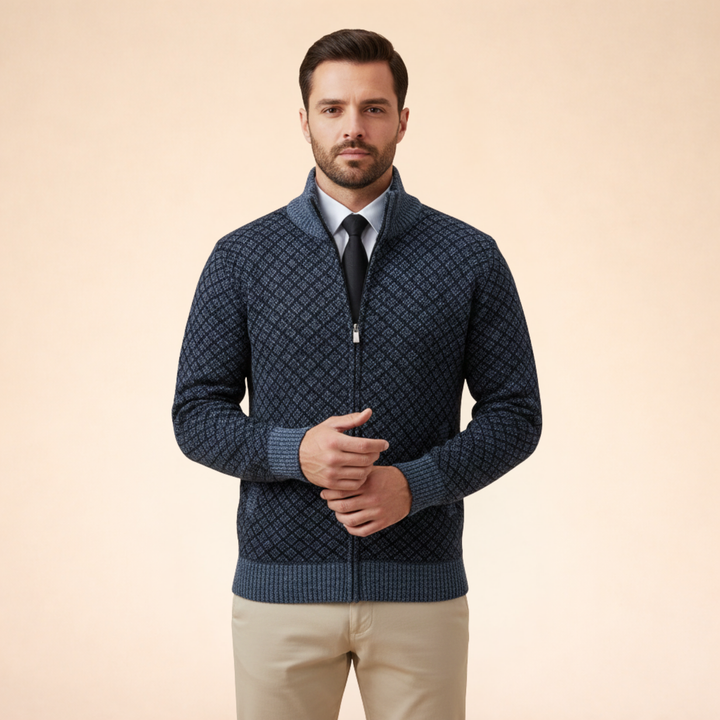 Alden | Men’s Quarter Zip Sweater – Soft, Stylish & Versatile for Casual Wear 0