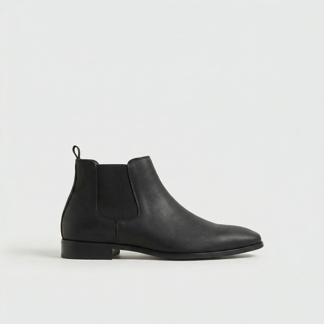 Alden | Premium Smooth Leather Black Chelsea Boots for Men & Women 0