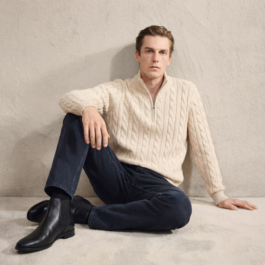 Alden | Premium Smooth Leather Black Chelsea Boots for Men & Women 1