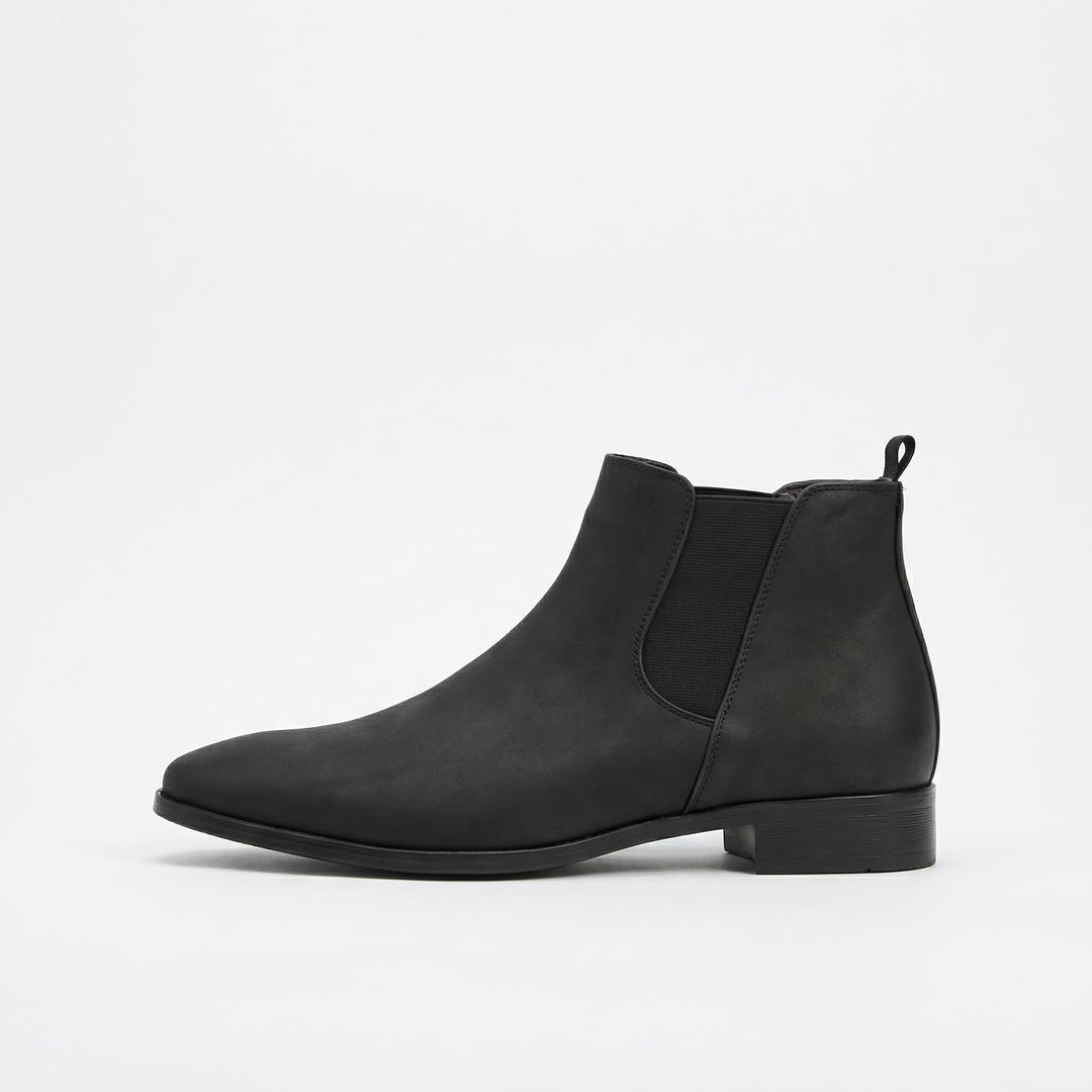 Alden | Premium Smooth Leather Black Chelsea Boots for Men & Women 2