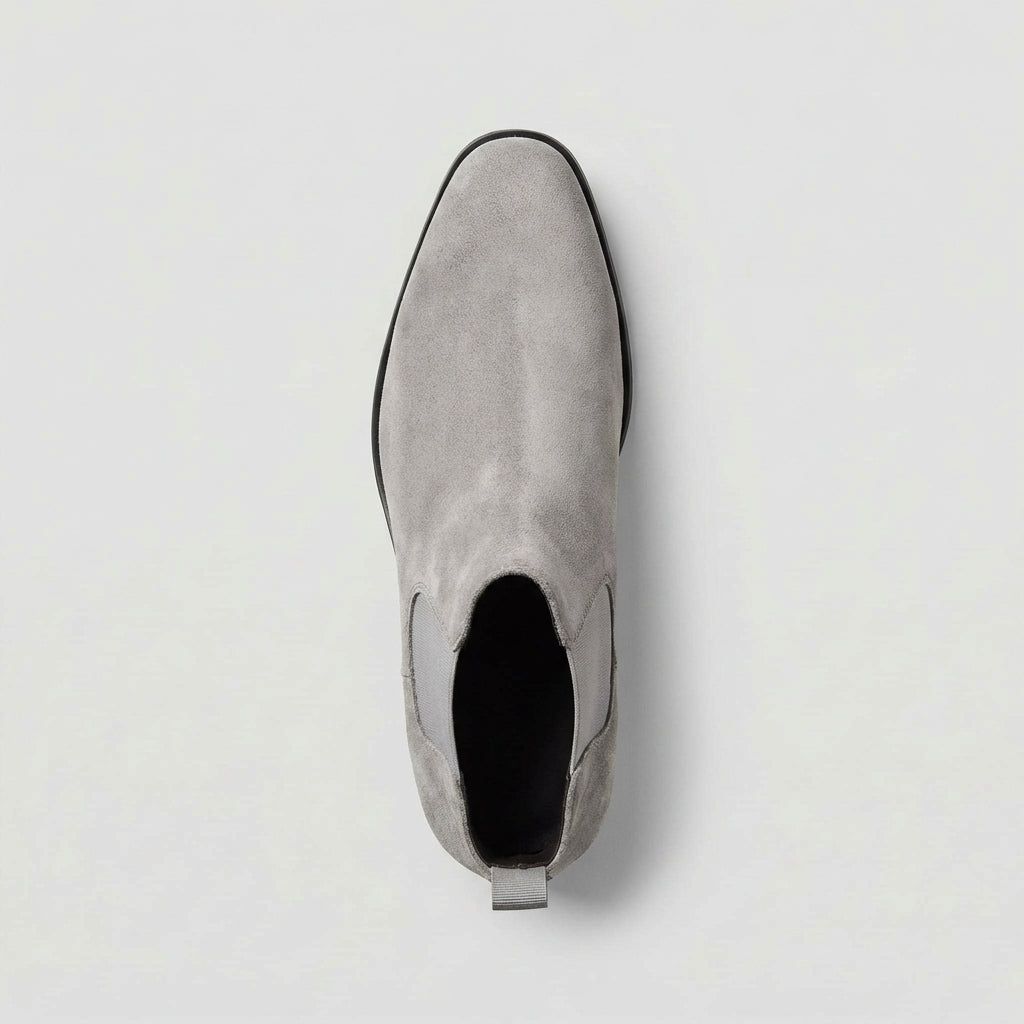 Alden | Premium Smooth Leather Black Chelsea Boots for Men & Women 6