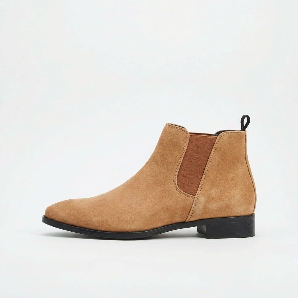 Alden | Premium Smooth Leather Black Chelsea Boots for Men & Women 8