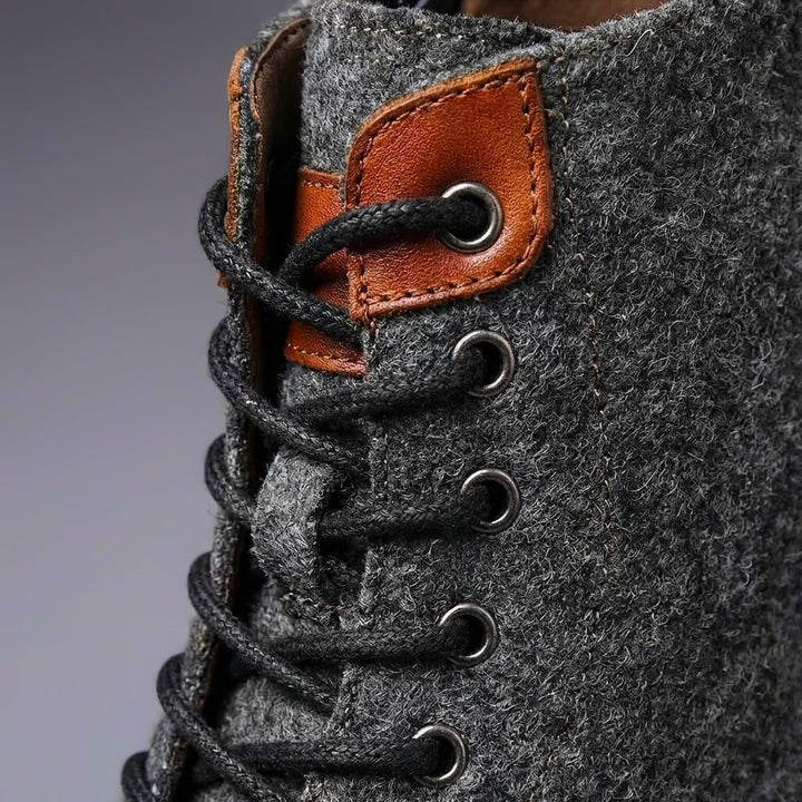 Alexander | Comfortable And Warm Leather Wool Boots 3