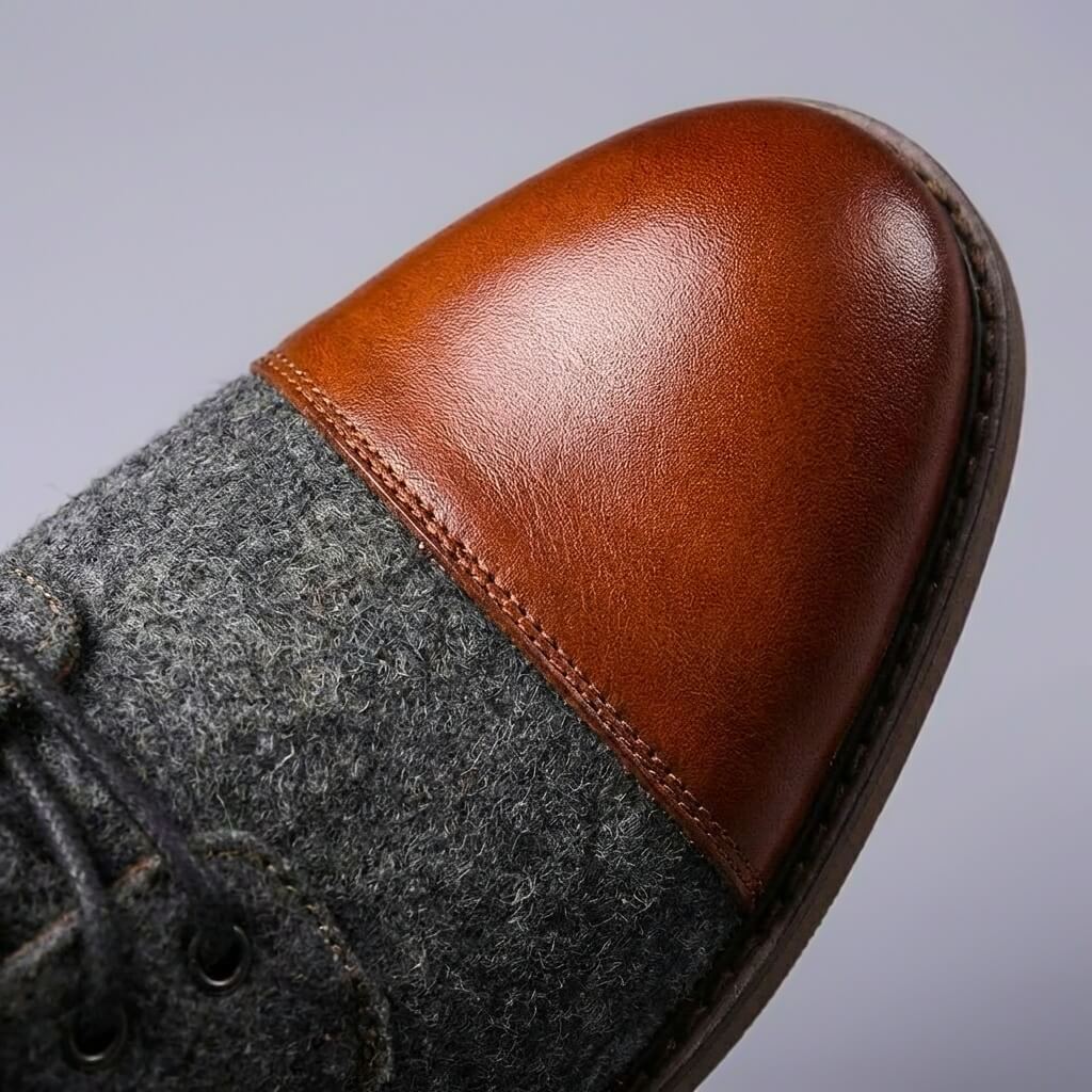 Alexander | Comfortable And Warm Leather Wool Boots 4
