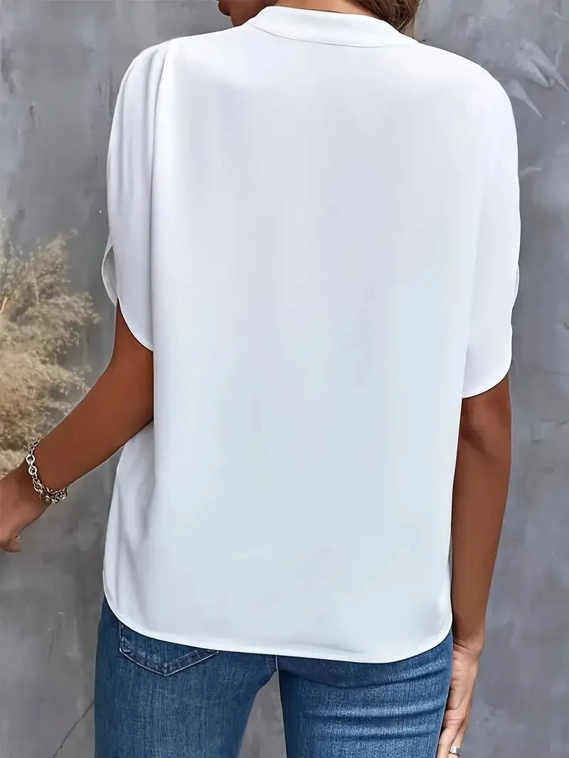 Alica | Comfortable & Versatile V-neck Blouse 7