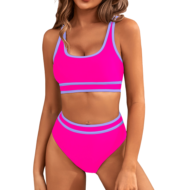 Alice | Sporty And Supportive High Waist Bikini Set 4