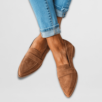 Kristin | Bequeme und stützende orthopädische Loafers aus Wildleder