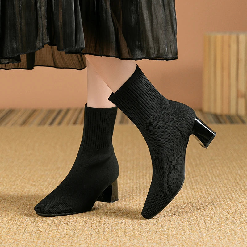 Alyssa | Stylish Comfort Ankle Boots 1