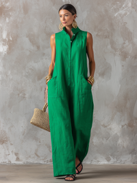 Isabella | Modern and Elegance Sleeveless Jumpsuit