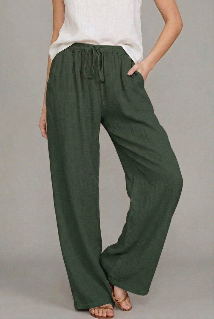 Amelia | Comfortable And Breezy Wide-Leg Summer Pants 6