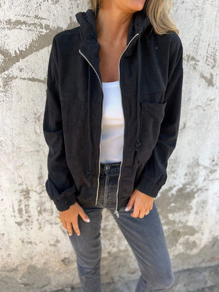 Amy | Soft Cord Fabric Casual Style Jacket 4