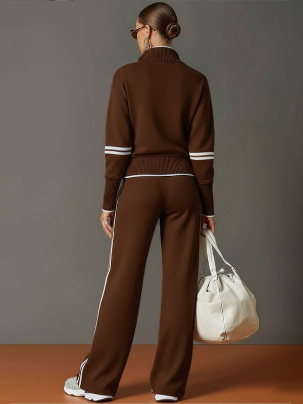 Angelika | Premium Lounge Set with Flowing Wide-Leg Trousers 6