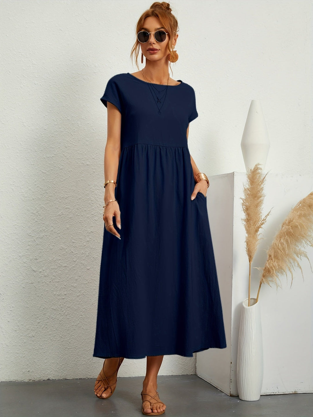 Annabeth | casual summer dress with loose pockets 14
