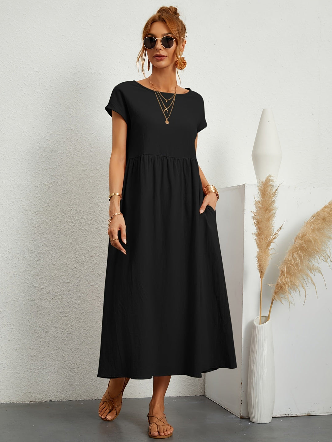 Annabeth | casual summer dress with loose pockets 16