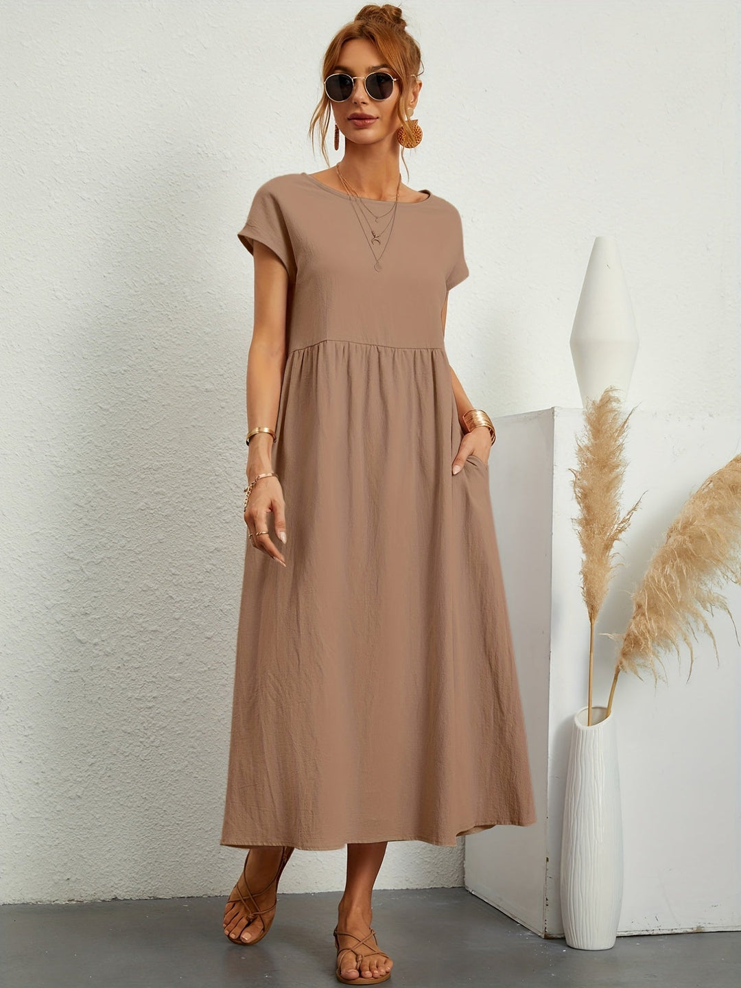 Annabeth | casual summer dress with loose pockets 17