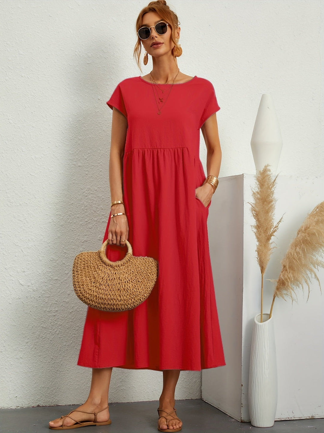 Annabeth | casual summer dress with loose pockets 4