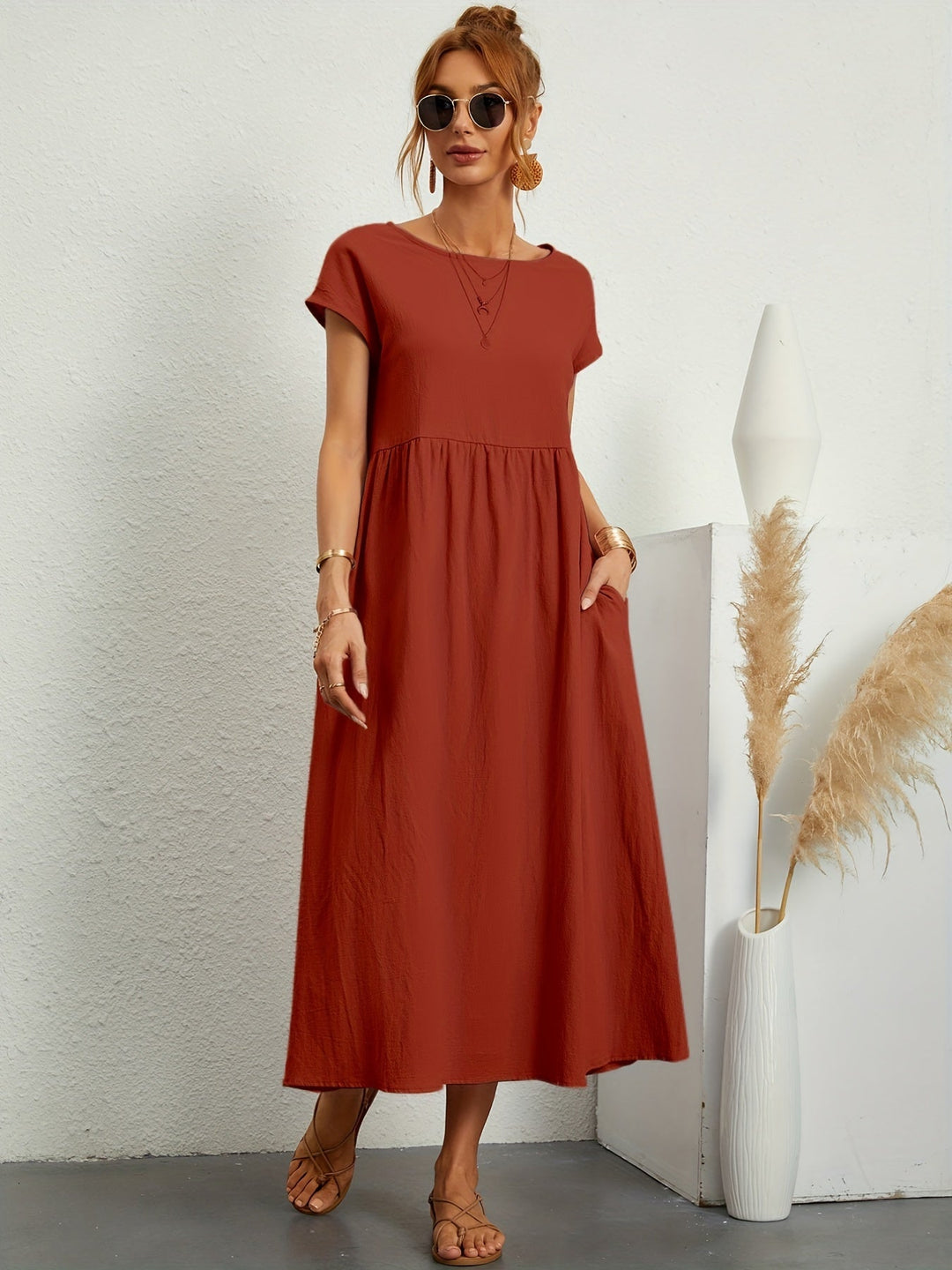 Annabeth | casual summer dress with loose pockets 9